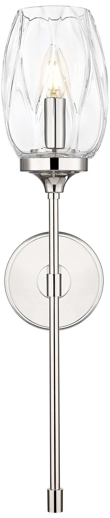 Image 4 Cassian by Z-Lite Polished Nickel 1 Light Wall Sconce more views