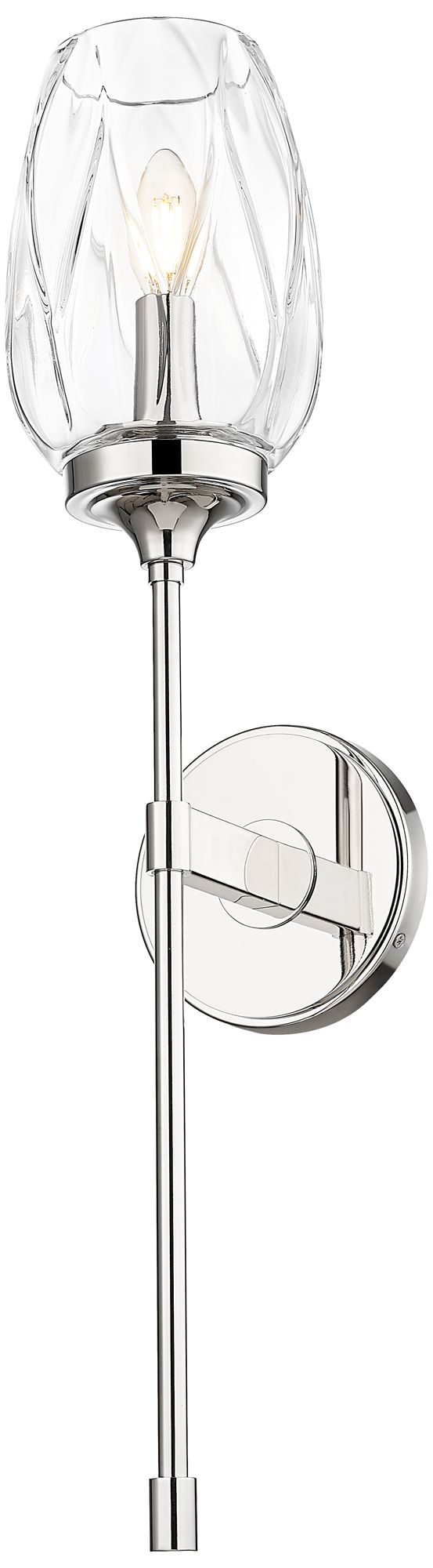 Image 5 Cassian by Z-Lite Polished Nickel 1 Light Wall Sconce more views