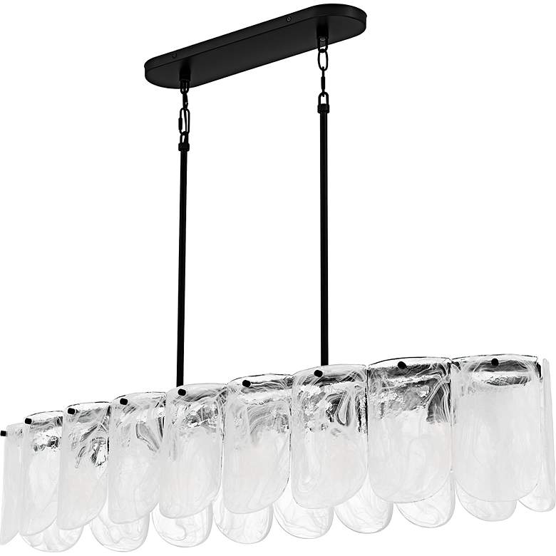 Image 2 Cassidy 5-Light Matte Black Linear Chandelier more views
