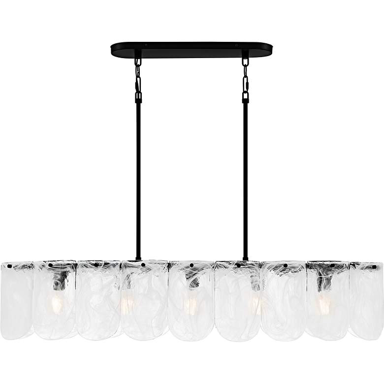 Image 3 Cassidy 5-Light Matte Black Linear Chandelier more views