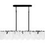 3_Cassidy 5-Light Matte Black Linear Chandelier more views