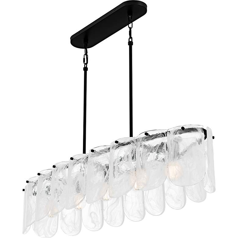 Image 4 Cassidy 5-Light Matte Black Linear Chandelier more views