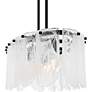 5_Cassidy 5-Light Matte Black Linear Chandelier more views