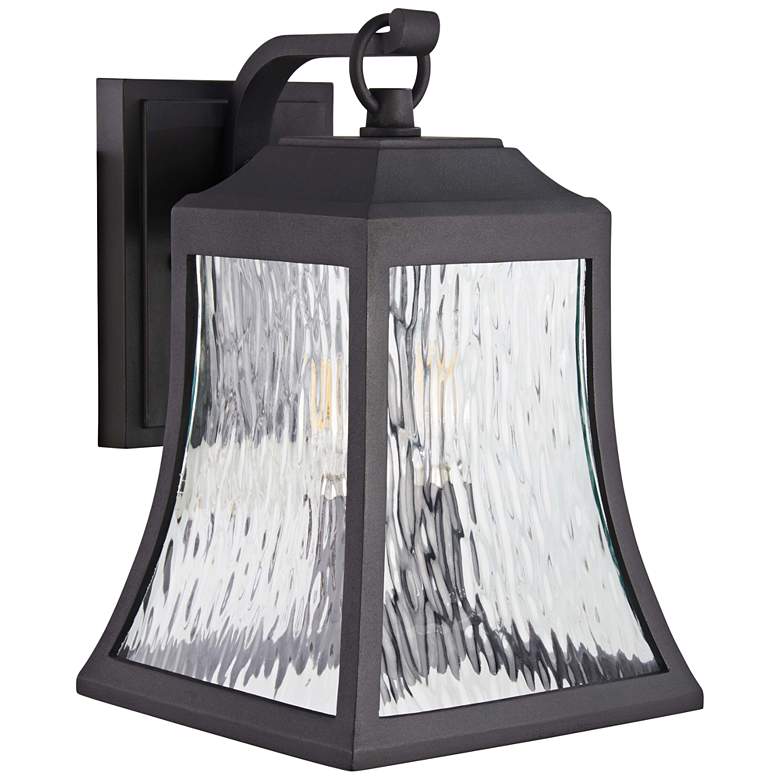 Image 1 Cassidy Park 15 1/2 inch High Black Outdoor Wall Light