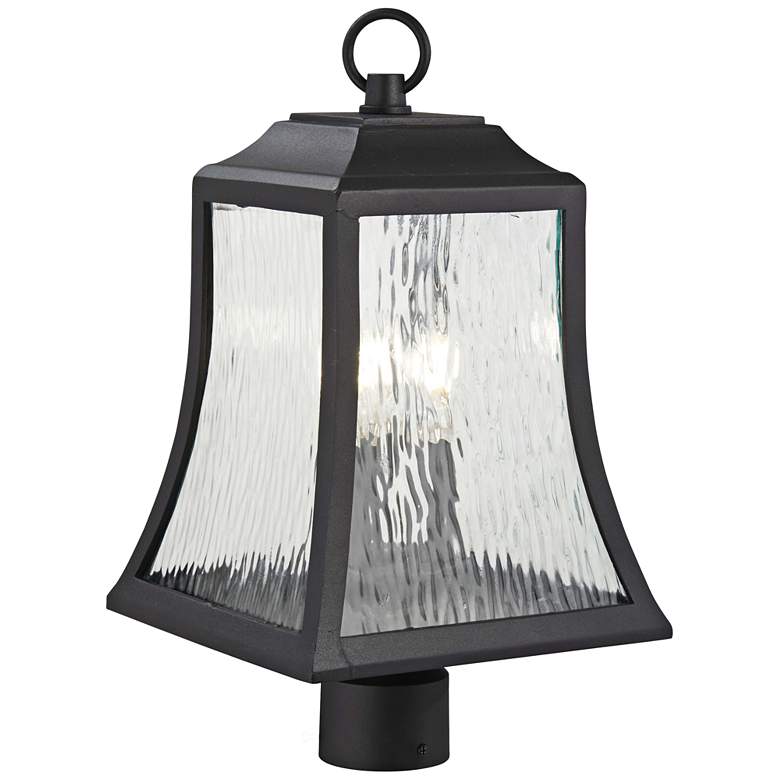 Image 1 Cassidy Park 18 3/4" High Black Outdoor Post Light
