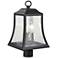 Cassidy Park 18 3/4" High Black Outdoor Post Light
