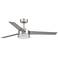 Cassini 52 in. LED Brushed Nickel Standard Mount Smart Ceiling Fan