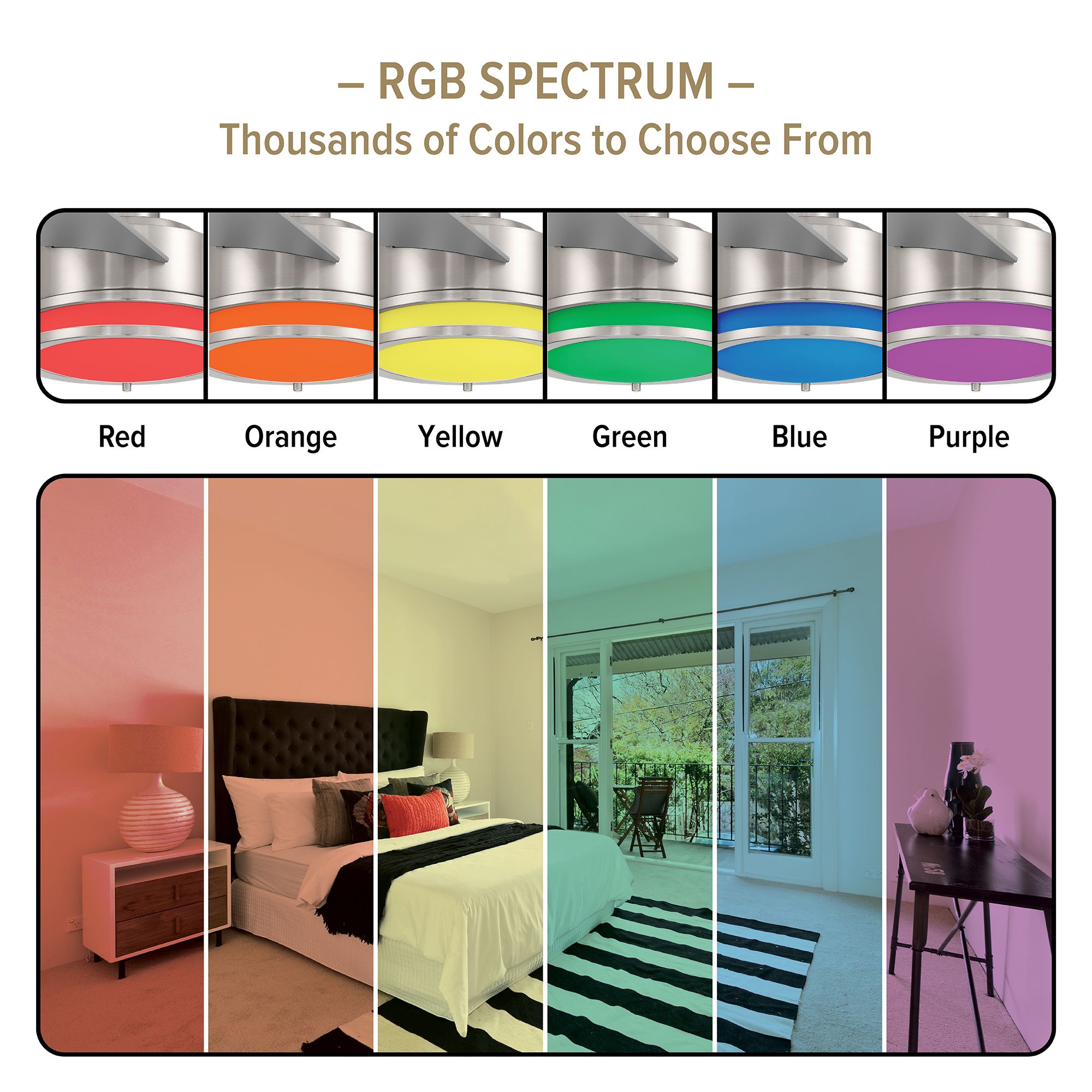 Cassini 52 in. LED  Brushed Nickel Standard Mount Smart Ceiling Fan