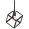 Cassio 10 1/2" Wide Matte Black Mini Pendant