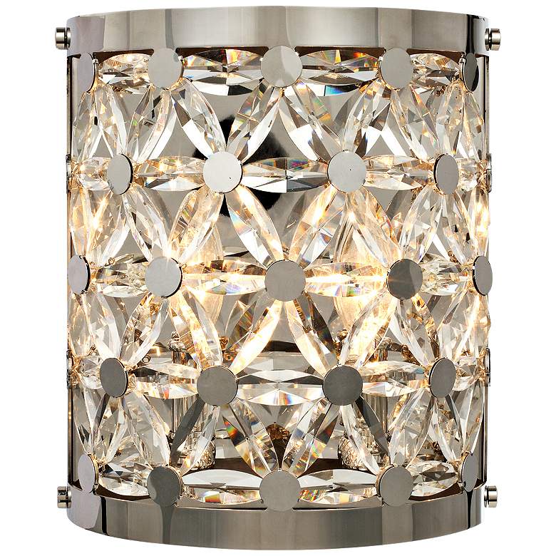 Image 1 Cassiopeia 10 1/2 inch High Polished Nickel Wall Sconce