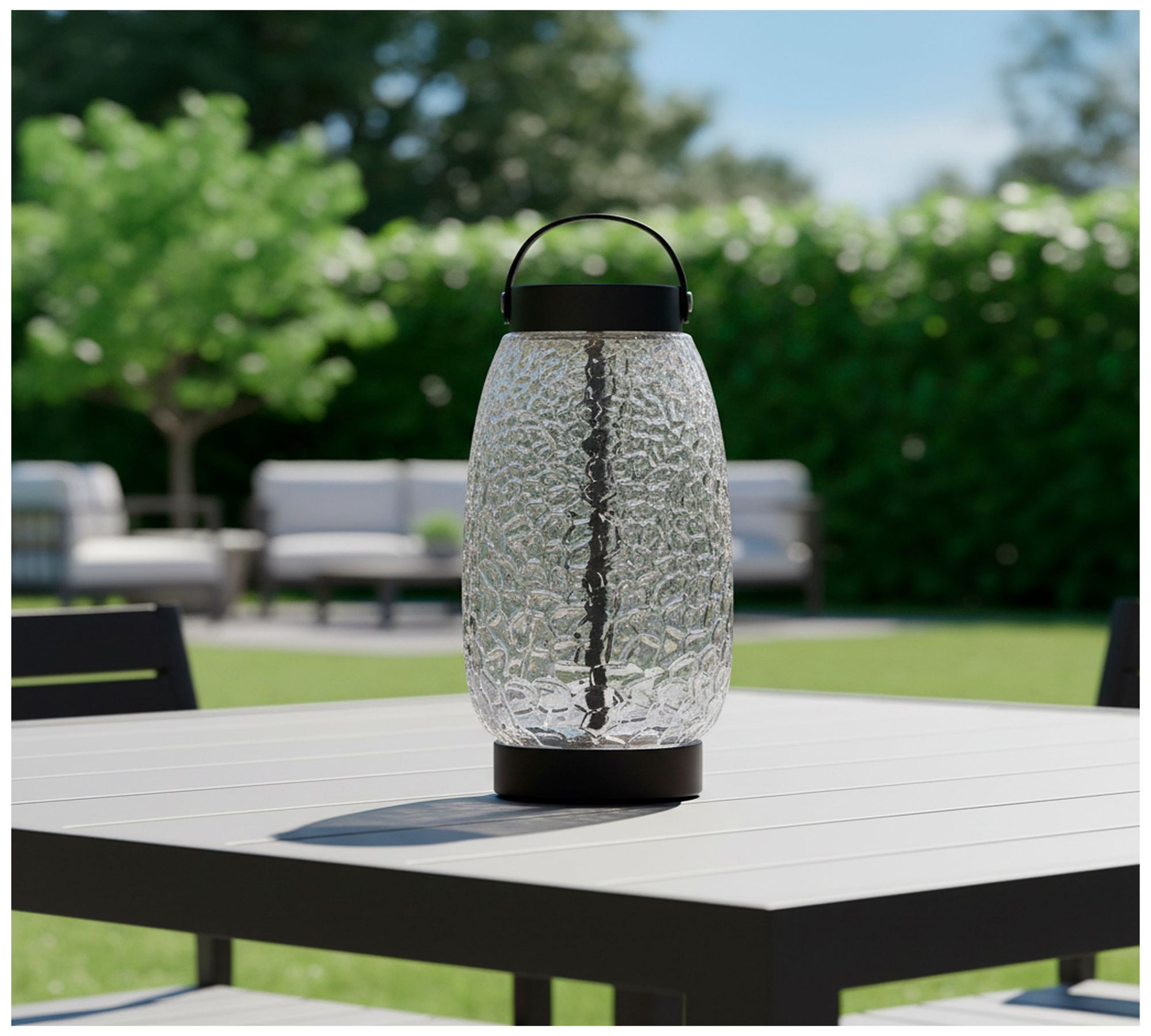 Image 2 Cassius Cordless LED Tall Table Lantern more views