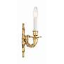 4_Cast Brass Wall Mount 9 1/2" High 2-Light Wall Sconce more views