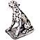 Cast Stone Dalmatian Dog 27" High Sculpture Garden Accent