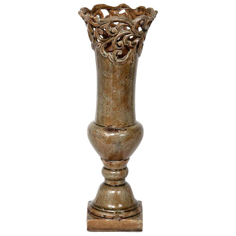 Image 1 Castalia Large 20 inch High Ceramic Flower Vase