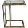 Castella C-End Table - Antique Brass