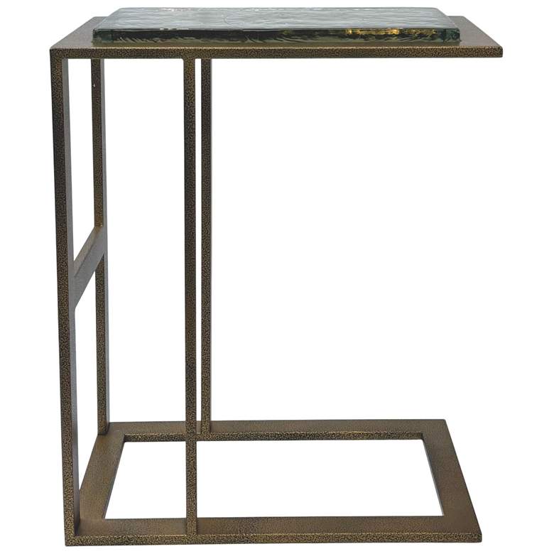 Image 2 Castella C-End Table - Antique Brass more views