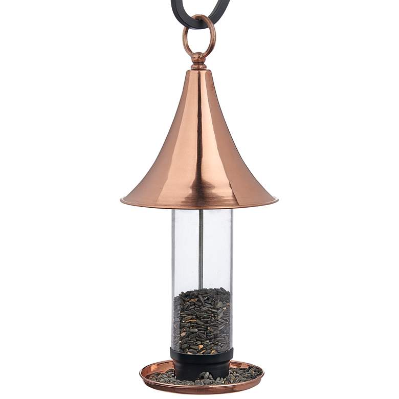 Image 1 Castella Polished Copper Bird Feeder