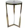 1_Castella Round Side Table - Brass