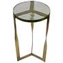 2_Castella Round Side Table - Brass more views