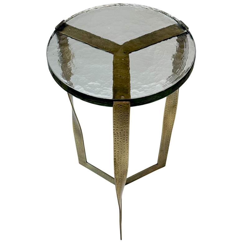 Image 3 Castella Round Side Table - Brass more views