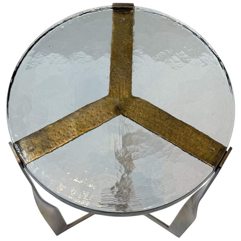 Image 4 Castella Round Side Table - Brass more views