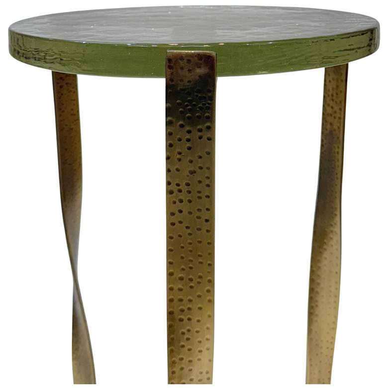 Image 5 Castella Round Side Table - Brass more views