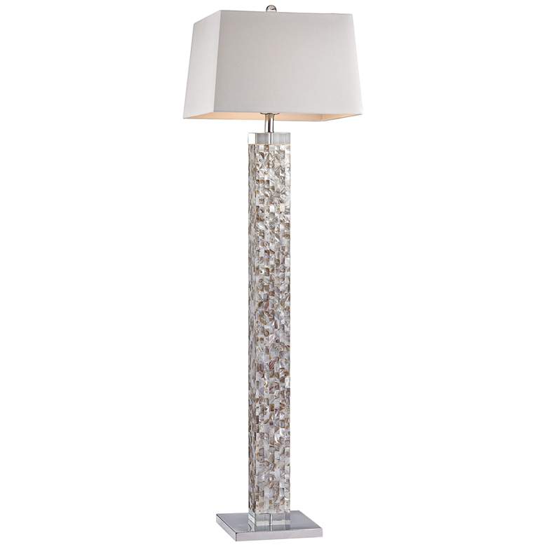 Image 1 Castie Mother of Pearl Floor Lamp