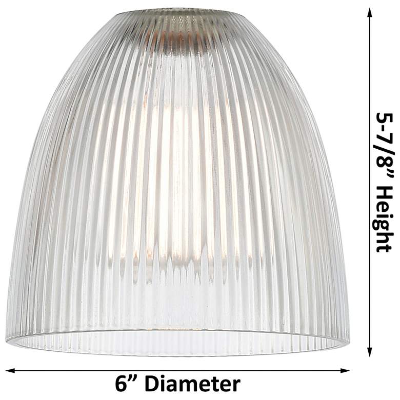 Image 5 Castile 15" 2-Light Polished Chrome Bath Light w/ Clear Shade more views