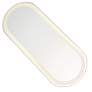 4_Castilion White 18" x 6 3/4" LED Backlit Wall Mirror more views