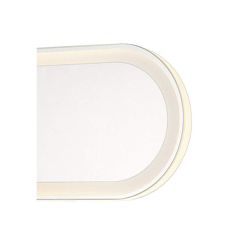 Image 3 Castilion White 24" x 6 3/4" LED Backlit Wall Mirror more views