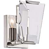 Castle Aurora 7 3/4&quot;H Polished Nickel Wall Sconce