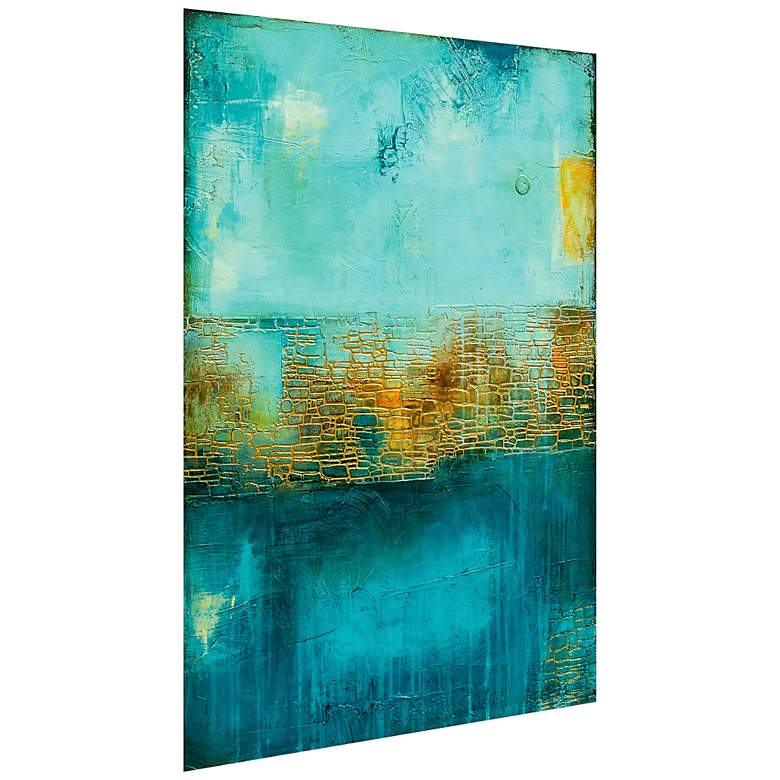 Image 3 Castle Court 48" High Free Floating Tempered Glass Wall Art