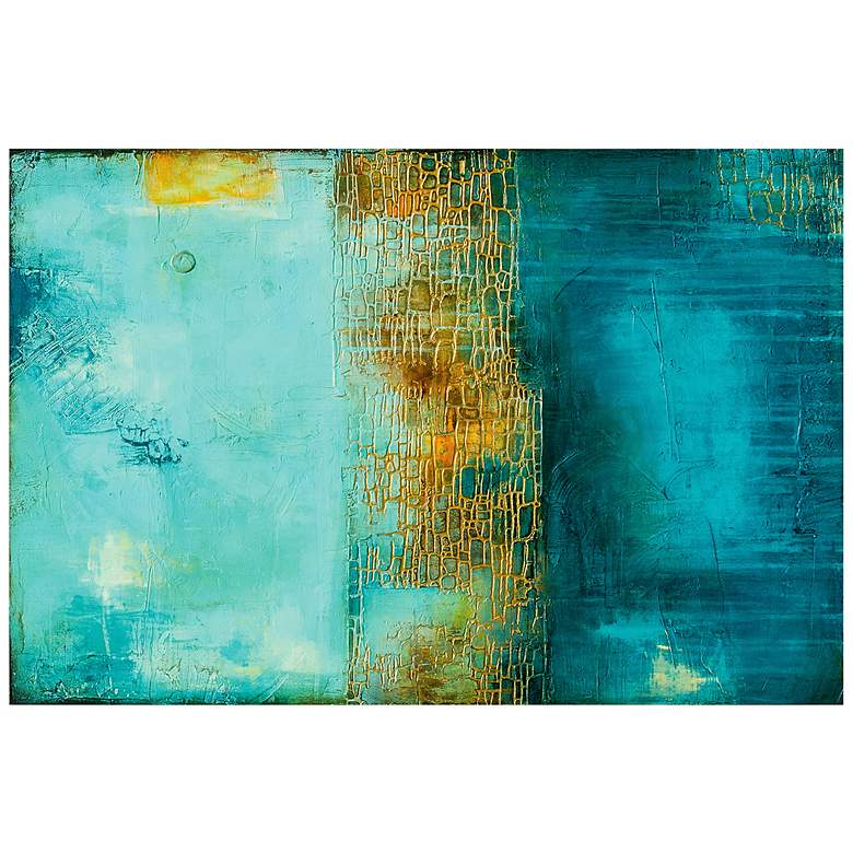Image 6 Castle Court 48" High Free Floating Tempered Glass Wall Art more views