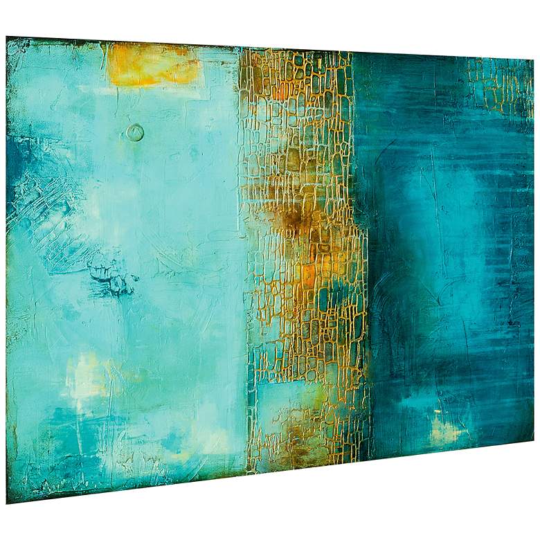 Image 7 Castle Court 48" High Free Floating Tempered Glass Wall Art more views