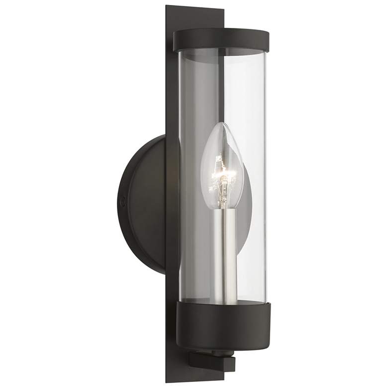 Image 2 Castleton 1 Light Black ADA Single Sconce