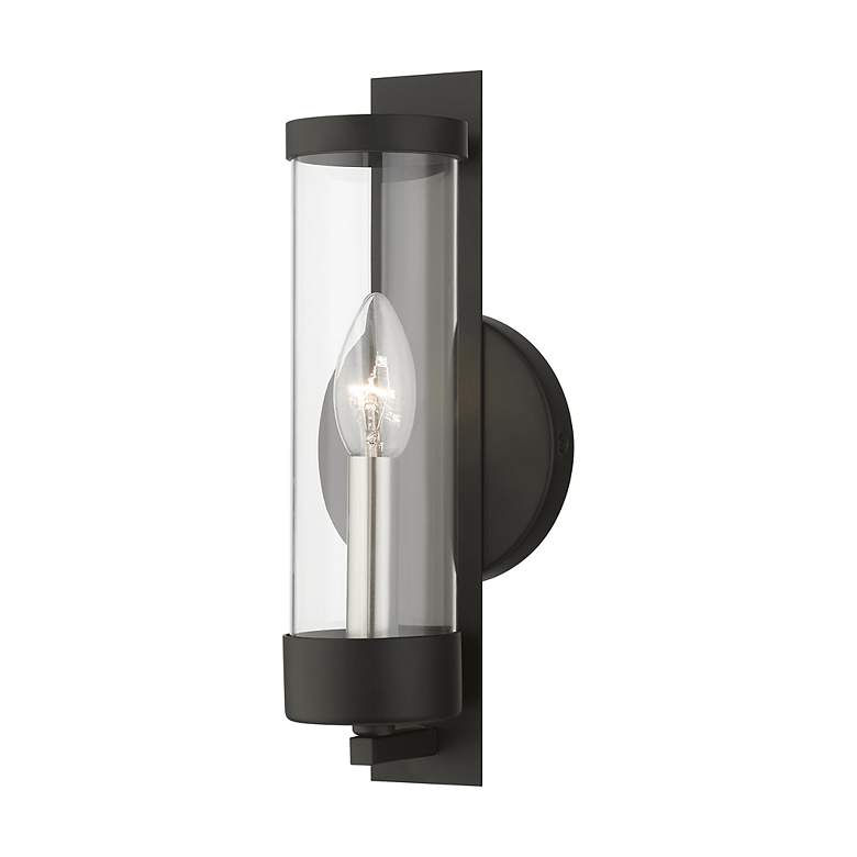 Image 3 Castleton 1 Light Black ADA Single Sconce more views