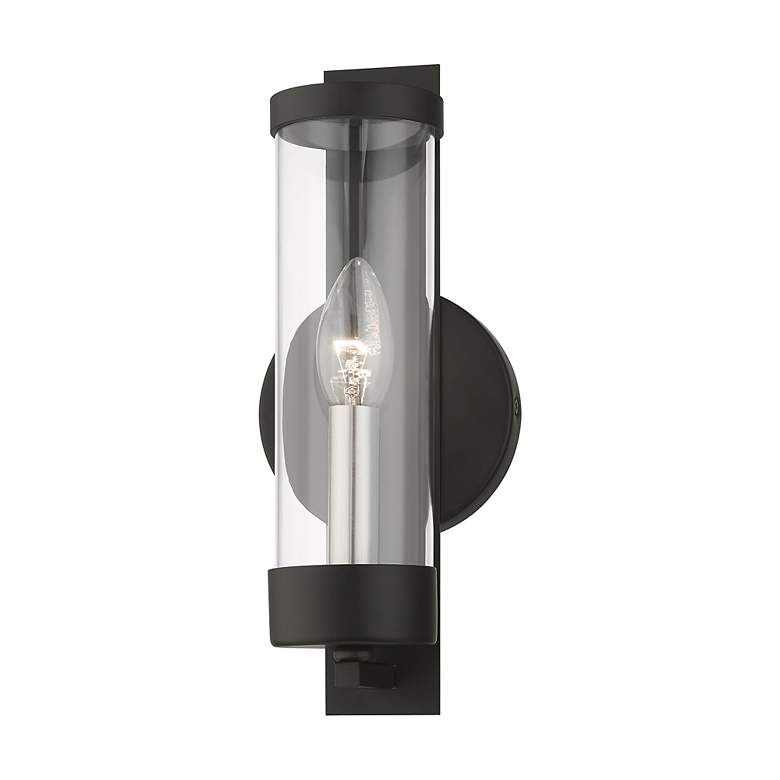 Image 5 Castleton 1 Light Black ADA Single Sconce more views