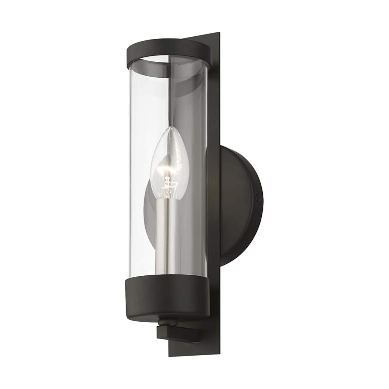 Image 6 Castleton 1 Light Black ADA Single Sconce more views