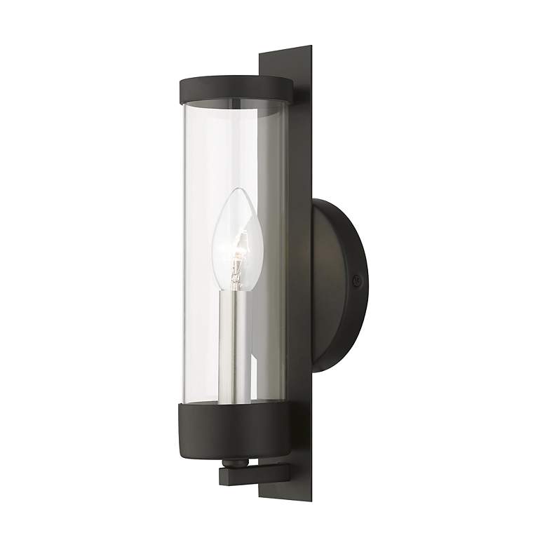 Image 7 Castleton 1 Light Black ADA Single Sconce more views