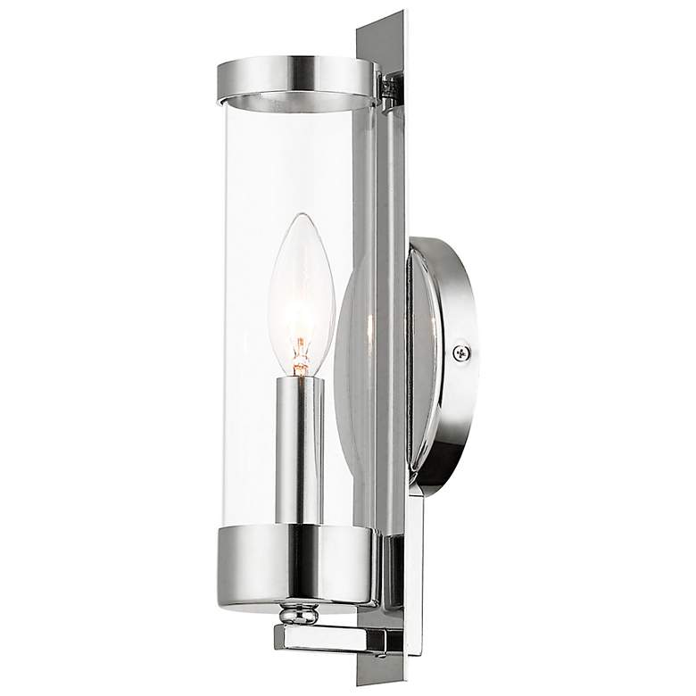 Image 7 Castleton 1 Light Polished Chrome ADA Wall Sconce more views