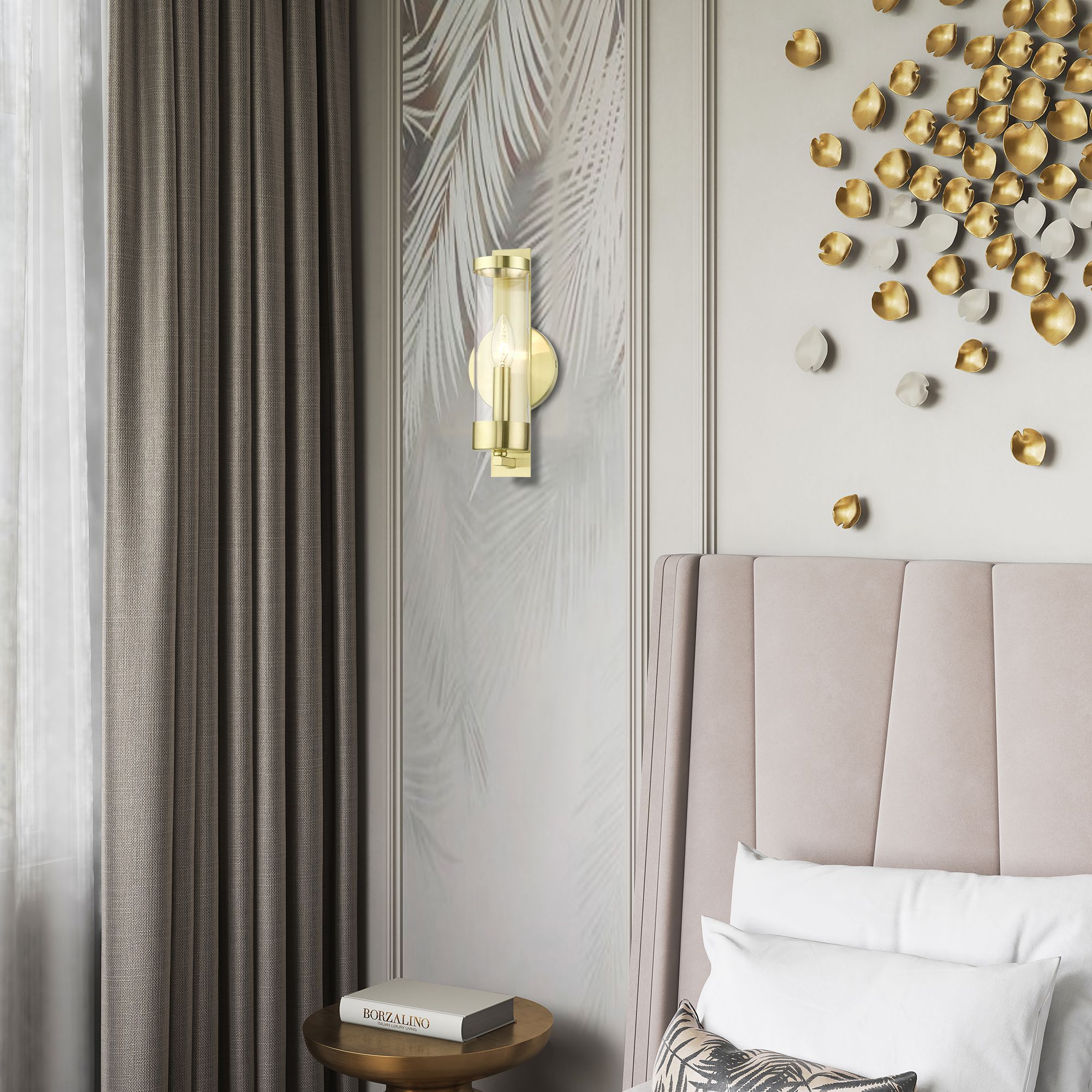 Castleton 1 Light Satin Brass ADA Single Sconce