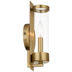 Castleton 12&quot; High Antique Brass Wall Sconce