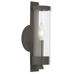 Castleton 12" High Bronze Wall Sconce