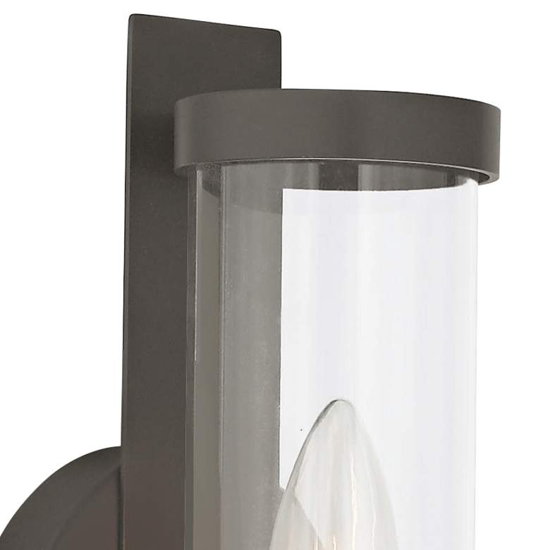 Image 4 Castleton 12" High Bronze Wall Sconce more views