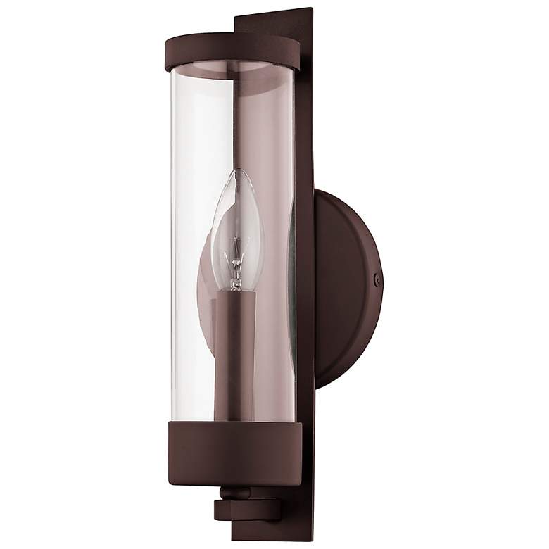 Image 6 Castleton 12" High Bronze Wall Sconce more views
