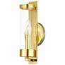 3_Castleton 12" High Polished Brass Wall Sconce