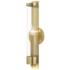 Castleton 18"H Antique Brass and Cylinder Glass Wall Sconce
