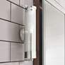 1_Castleton 18"H Brushed Nickel and Cylinder Glass Wall Sconce