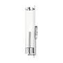 7_Castleton 18"H Polished Chrome w/ Cylinder Glass Wall Sconce more views