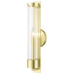 Castleton Tall 1 Light Satin Brass ADA Sconce